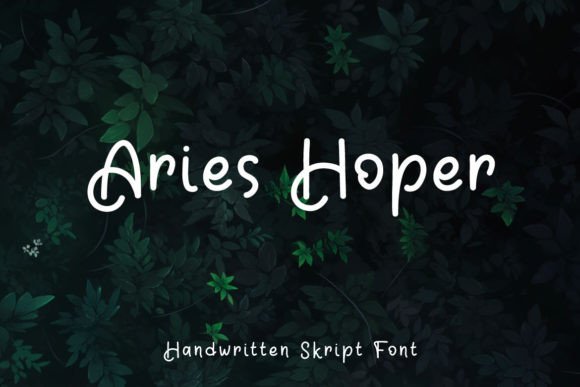 Aries Hoper: The Handwritten Script Font for Authentic Branding