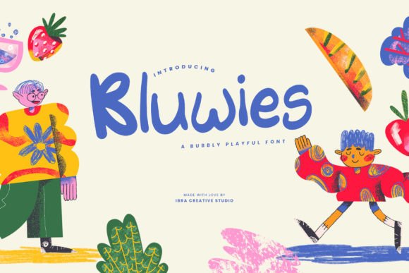 Bluwies: A Playful Font for Editorial Creativity
