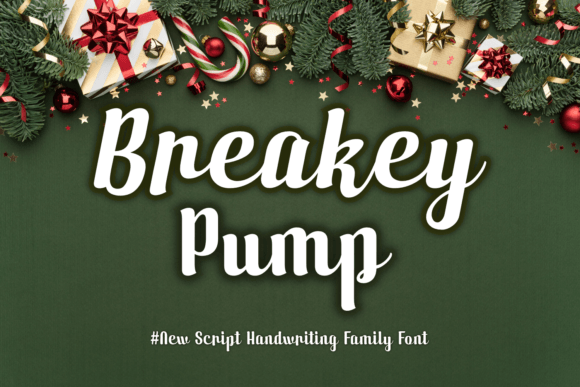 Breakey Pump: A Handwritten Typeface for Authentic Digital Branding