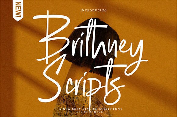 Brithney Scripts: The Premium Typeface for Scroll-Stopping Visuals