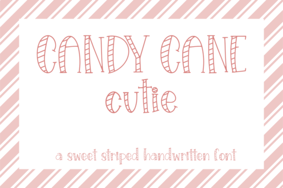 Candy Cane Cutie: A Playful Typeface for Seasonal Campaigns