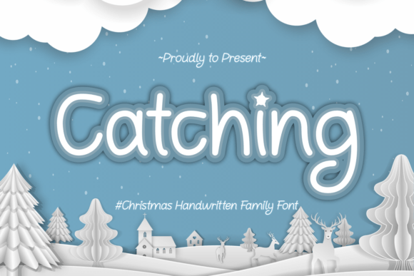 Catching: A Handwritten Typeface for Editorial Warmth
