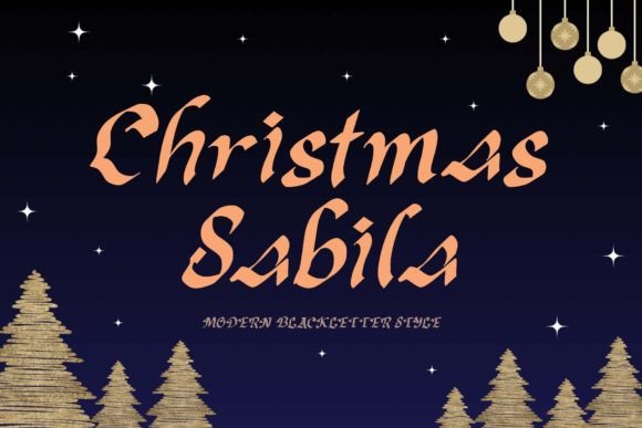 Christmas Sabila: A Handwritten Typeface for Elegant Editorial Design