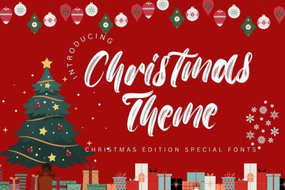 Christmas Theme: A Whimsical Typeface for Magical Brand Identities