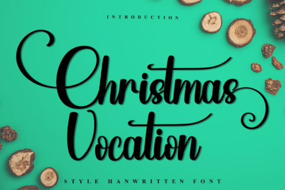 Christmas Vocation Font for Festive Branding