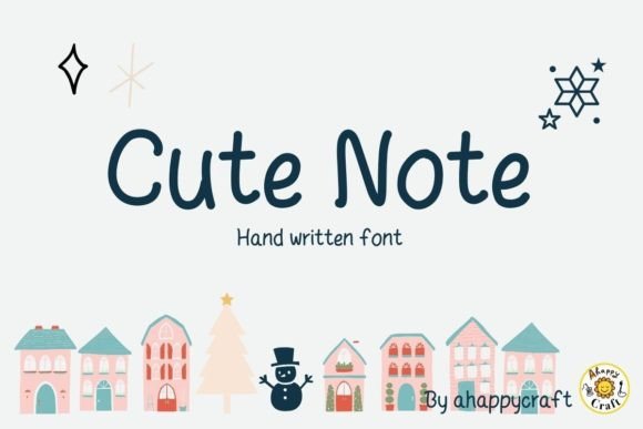 Cute Note: The Friendly Typeface That Transforms Small Business Branding