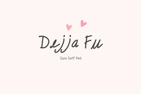 Dejja Fu: A Playful Handwritten Font for Editorial Design