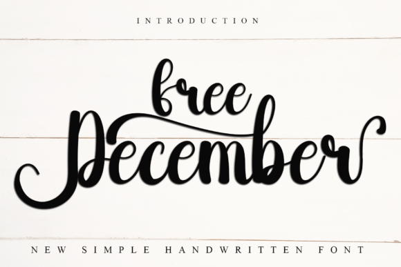 Free December Font for Branding and Design