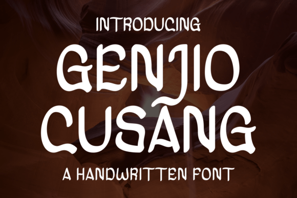 Genjio Cusang: The Display Font That Clarifies Your Campaign Message
