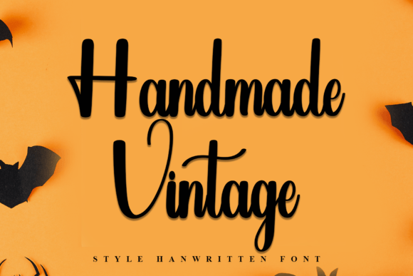 Handmade Vintage: The Perfect Script Amp Font for Your Craft Business