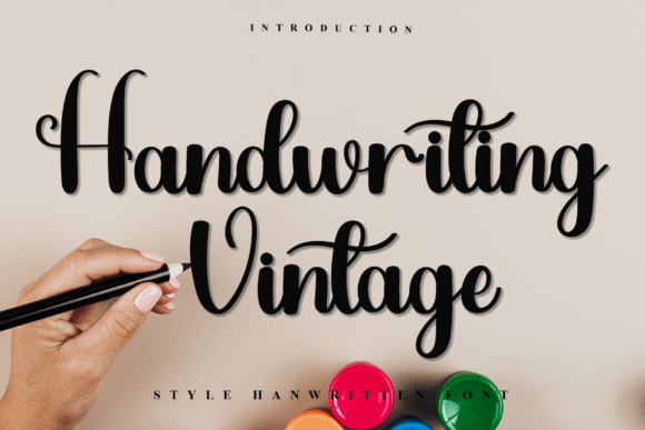 Handwriting Vintage: The Perfect Script Font for Festive Web Design