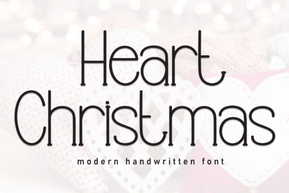 Heart Christmas: The Friendly Font That Elevates Small Business Branding
