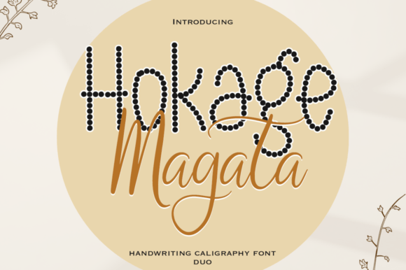 Hokage Magata: The Modern Calligraphy Typeface for Polished Branding