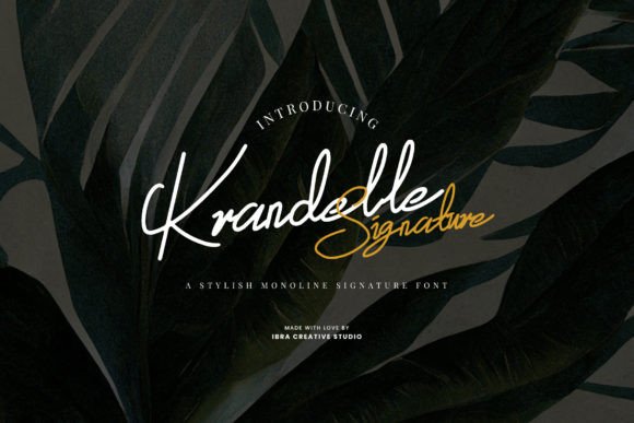 Krandelle Signature: The Elegant Typeface for Modern Web Design
