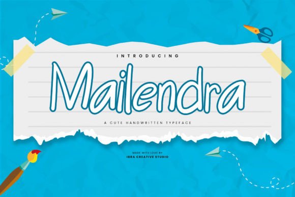 Mailendra: A Script Font for Creative Projects