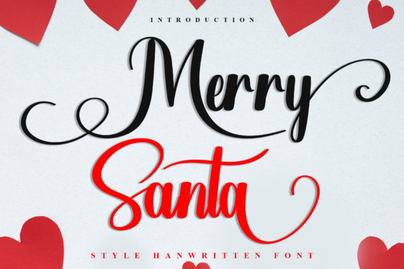 Merry Santa: A Festive Typeface for Digital Design