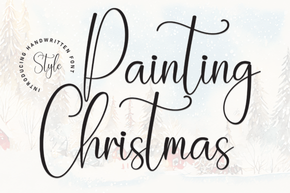 Painting Christmas: The Perfect Typeface for Handmade Holiday Creations