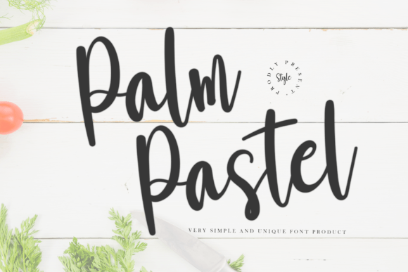 Palm Pastel: A Sweet Script Font for Branding Projects