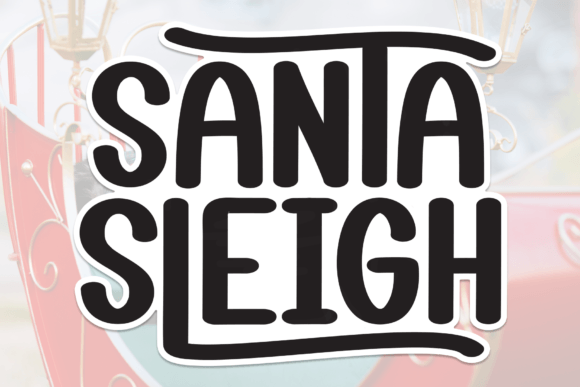 Santa Sleigh: A Handwritten Typeface for Polished Digital Experiences