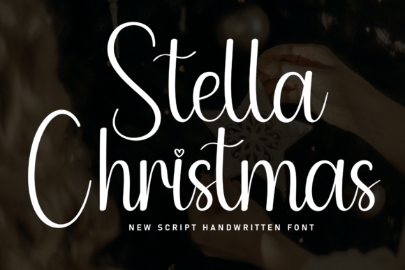 Stella Christmas: The Perfect Handwritten Display Font for Branding