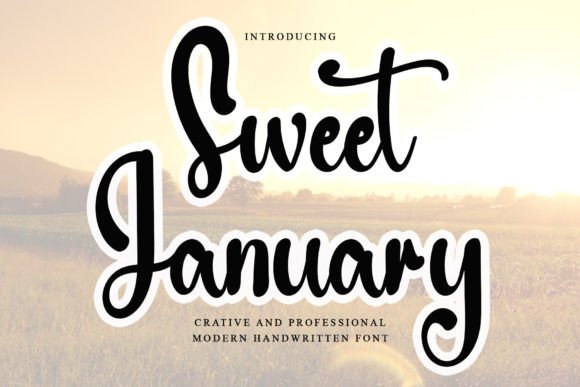 Sweet January Font for Web Design Projects