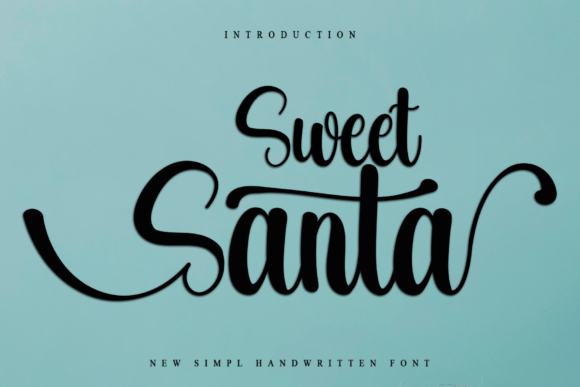 Sweet Santa Font for Editorial Design