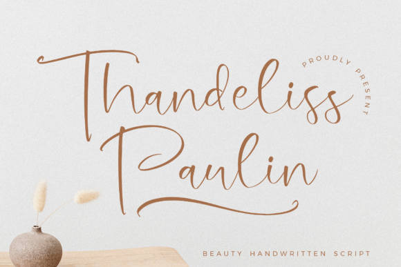 Thandeliss Paulin: A Script Font for Modern Branding