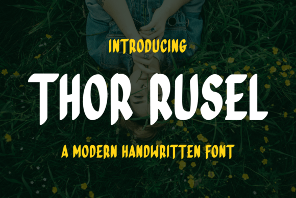 Thor Rusel: A Handwritten Typeface for Modern Editorial Design