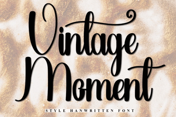 Vintage Moment Font for Festive Editorial Design