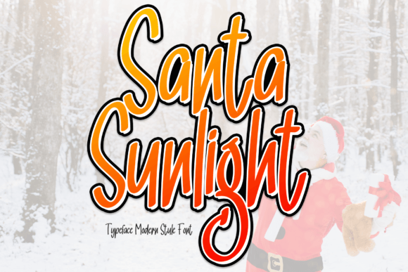 Why Santa Sunlight Is the Perfect Script Font for Editorial Design
