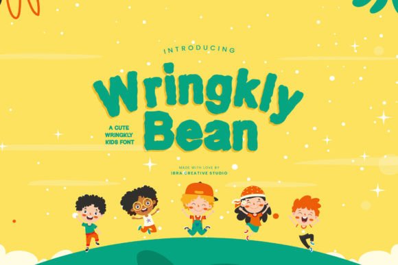 Wrinkly Bean: A Playful Font for Memorable Campaigns